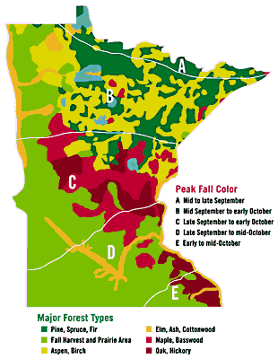 Fall Colors Map